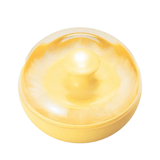 Pigeon Powder Case with Puff, U-Type Yellow K261
