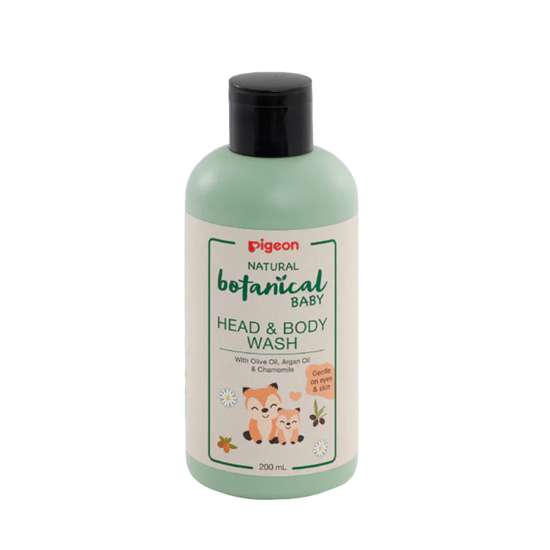 Pigeon Natural Botanical Baby Head & Body Wash 200ml