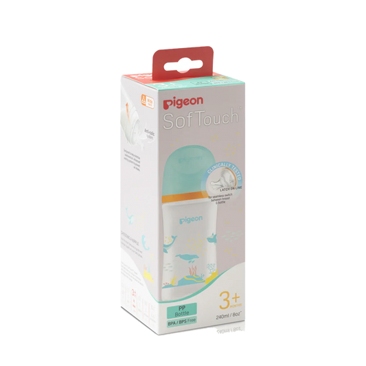 Pigeon SofTouch 3 Nursing Bottle PP Dolphin 240ml