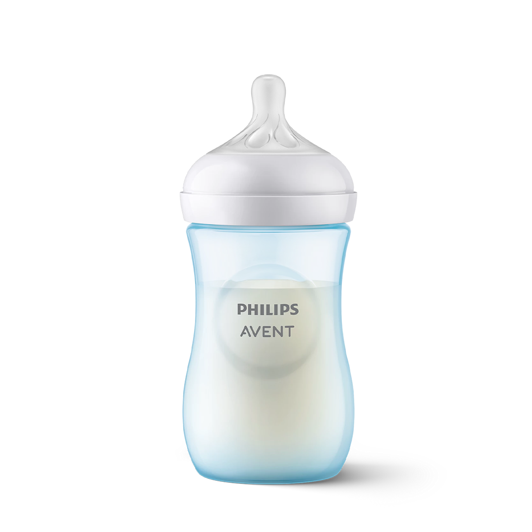 Philips Avent 1m+ Natural Response Baby Bottle - Blue (260ml)