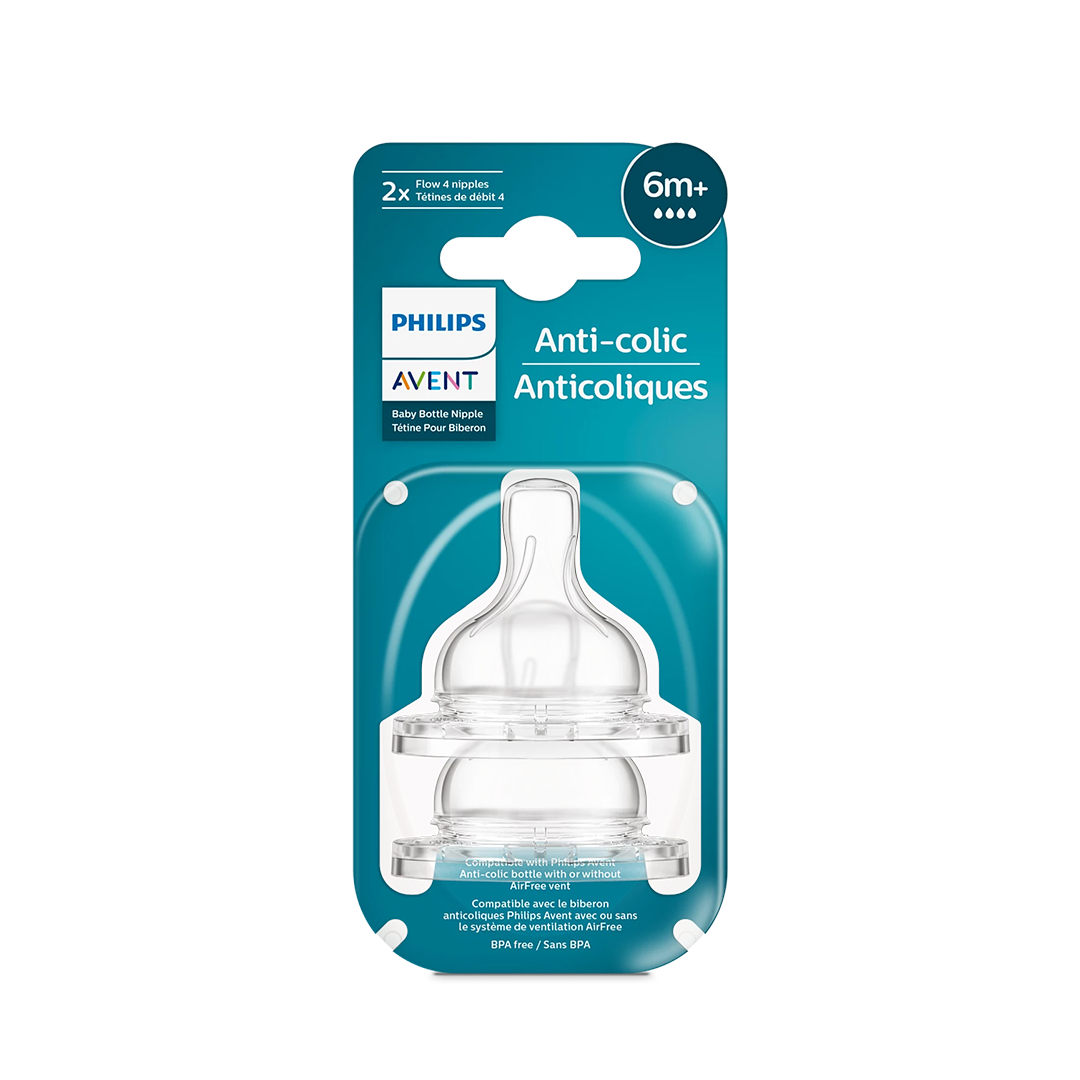 Philips Avent Anti-colic 6+ months x 2s
