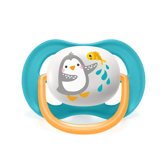 Philips Avent Soother Ultra Air Animals 6-18 months x 2s (Orange Penguin & Blue Tortoise) Philips Avent Soother Ultra Air Animals 6-18 months x 2s (Orange Penguin & Blue Tortoise)