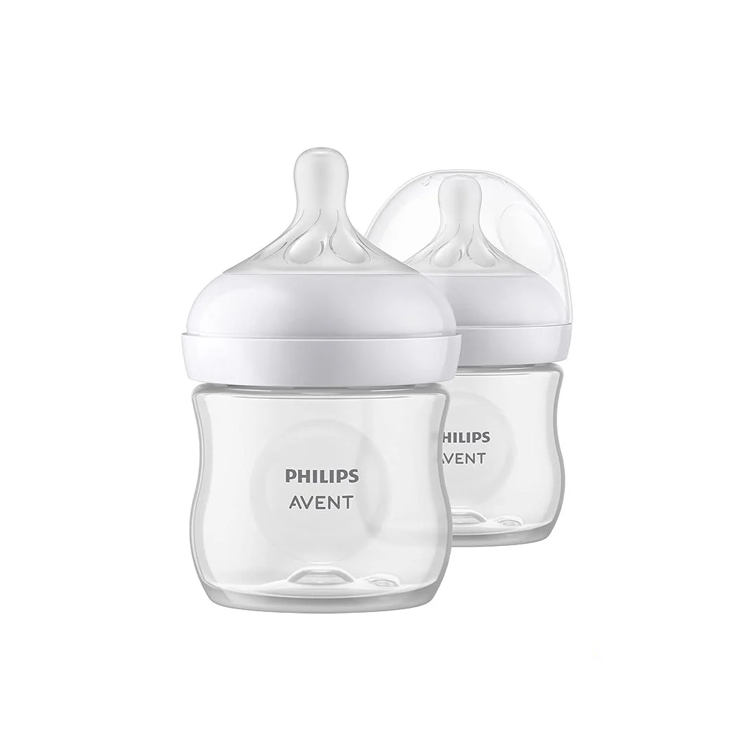 Philips Avent 0m+ Natural Response Baby Bottle Twin Pack (2 x 125ml)