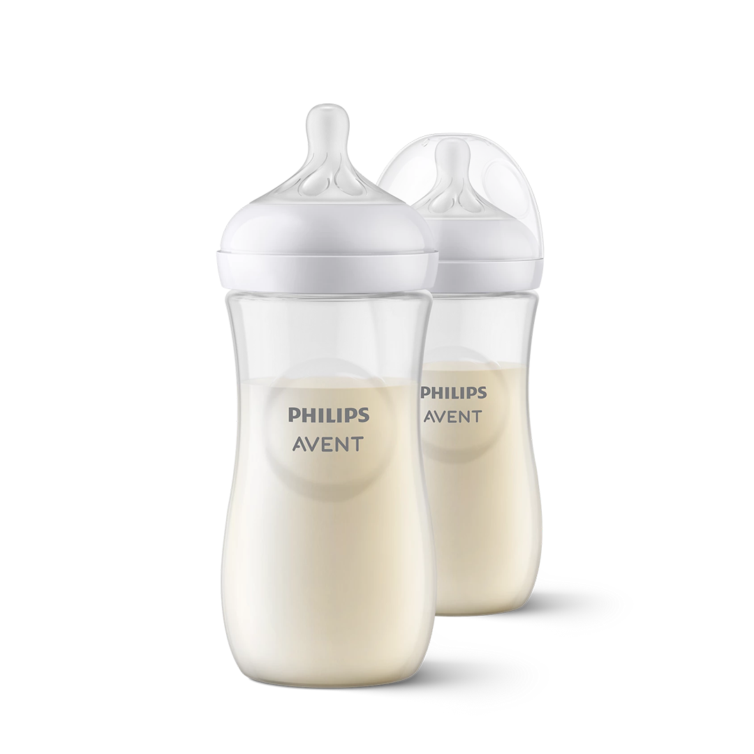 Philips Avent 3m+ Natural Response Baby Bottle Twin Pack (2 x 330ml)