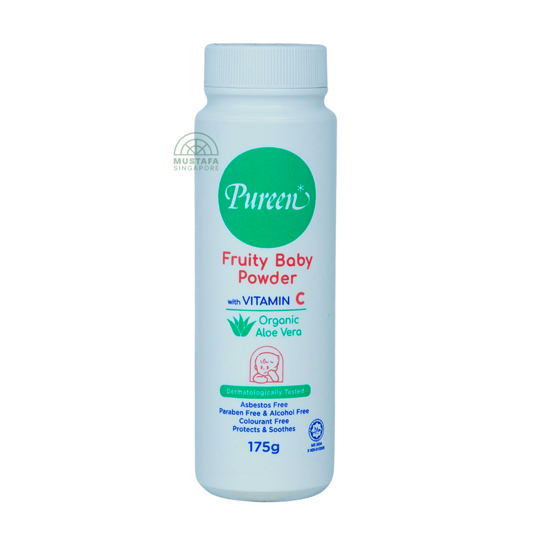 Pureen Fruity Baby Powder with Vitamin C Organic Aloe Vera 175g
