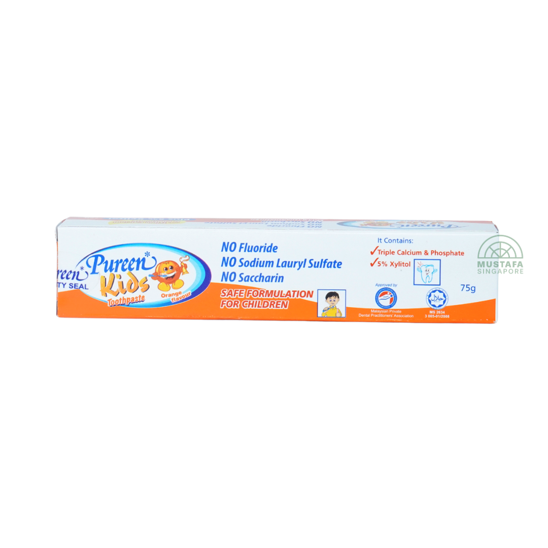 Pureen Kids Toothpaste Orange Flavour 75ml