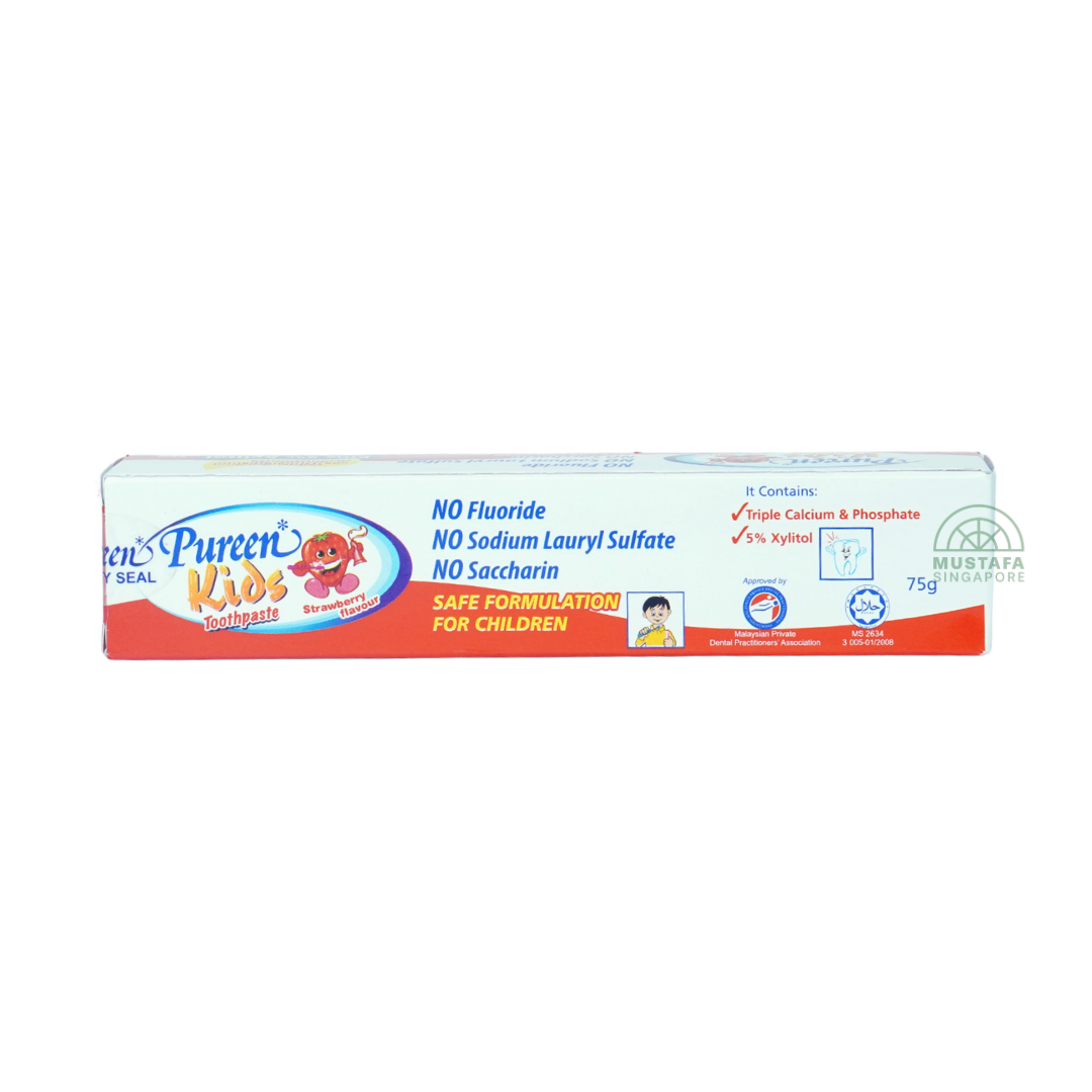 Pureen Kids Toothpaste Strawberry Flavour 75ml