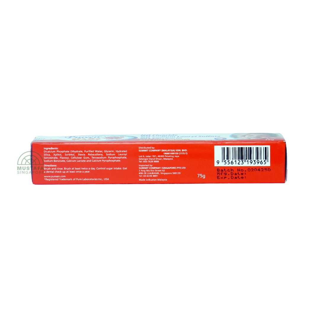 Pureen Kids Toothpaste Strawberry Flavour 75ml