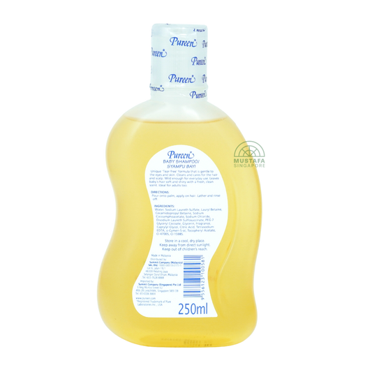 Pureen Baby Shampoo With Vitamin E for Healthy Hair & Scalp 250ml