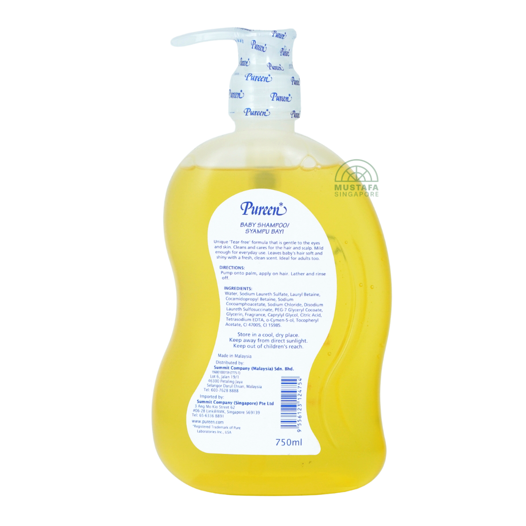 Pureen Baby Shampoo with Vitamin E for Healthy Hair & Scalp 750ml