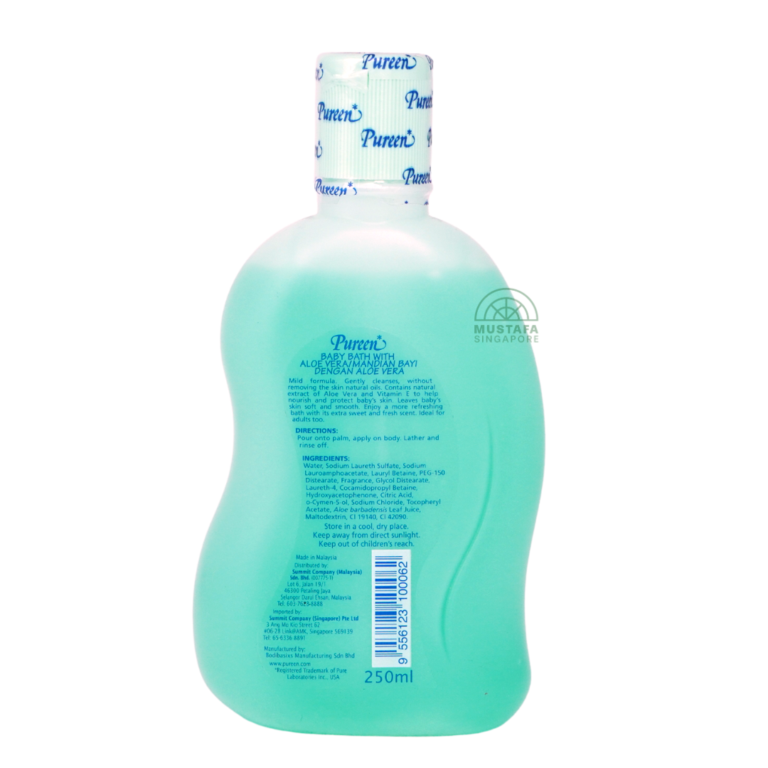 Pureen Baby Bath Aloe Vera Prebiotic 250ml