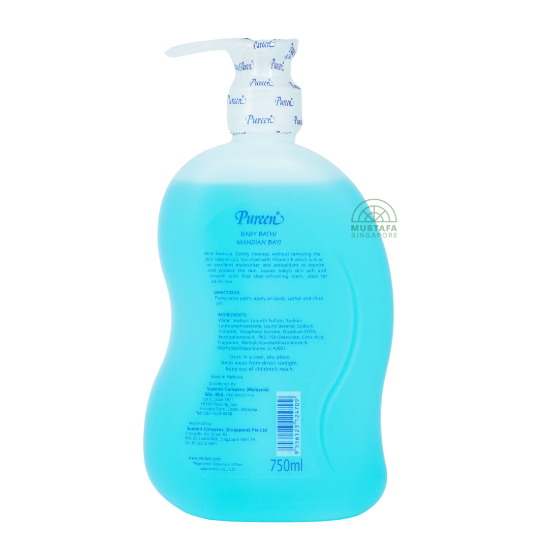 Pureen Baby Bath for Soft Delicate Skin 750ml