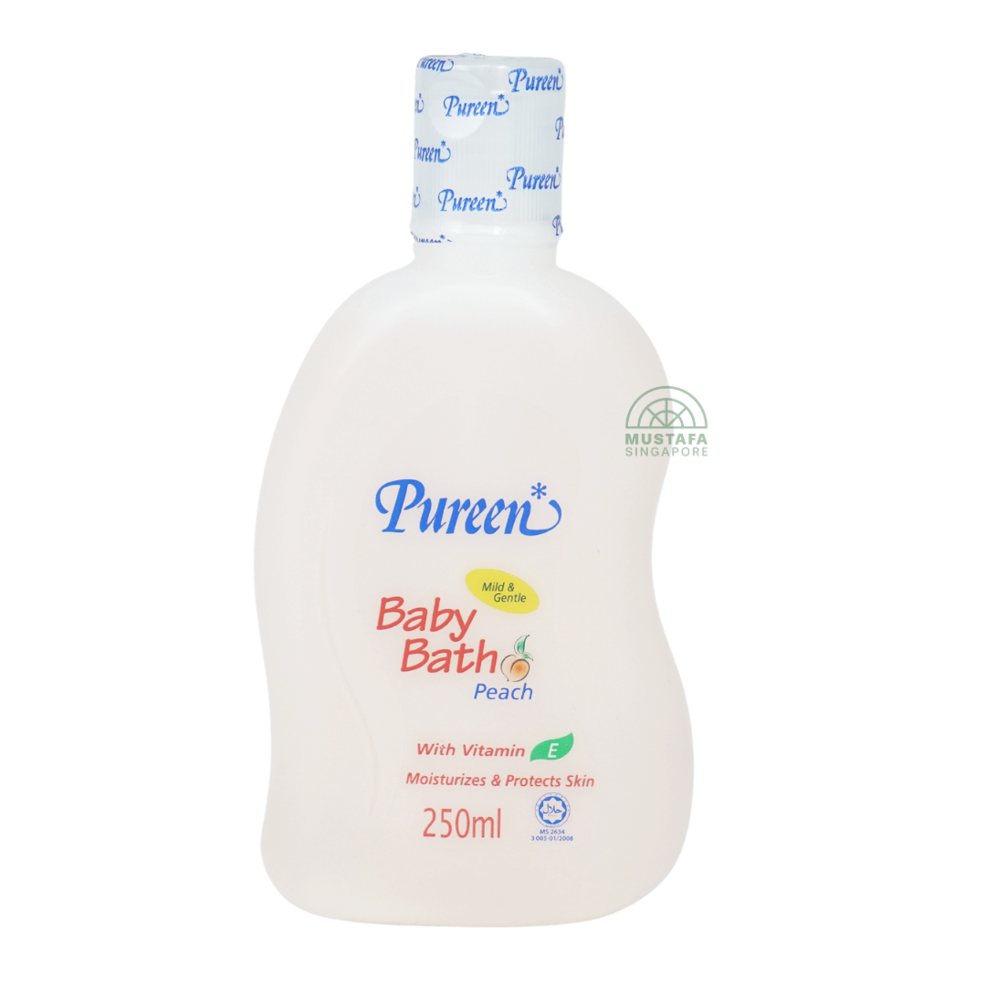 Pureen Mild & Gentle Baby Bath Moisturizes & Protects Skin 250ml