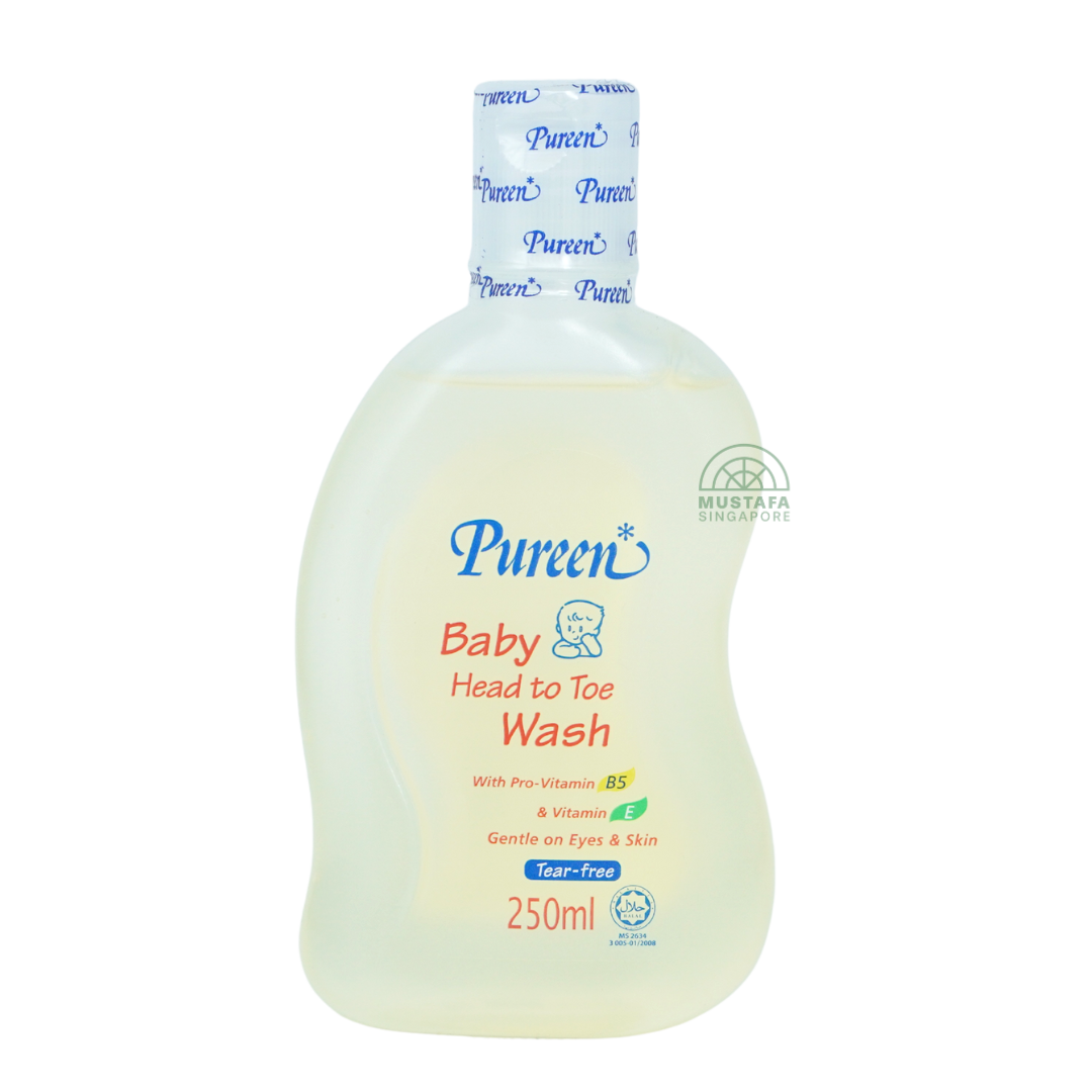 Pureen Baby Head to Toe Wash with Pro-Vitamin B5 & Vitamin E 250ml