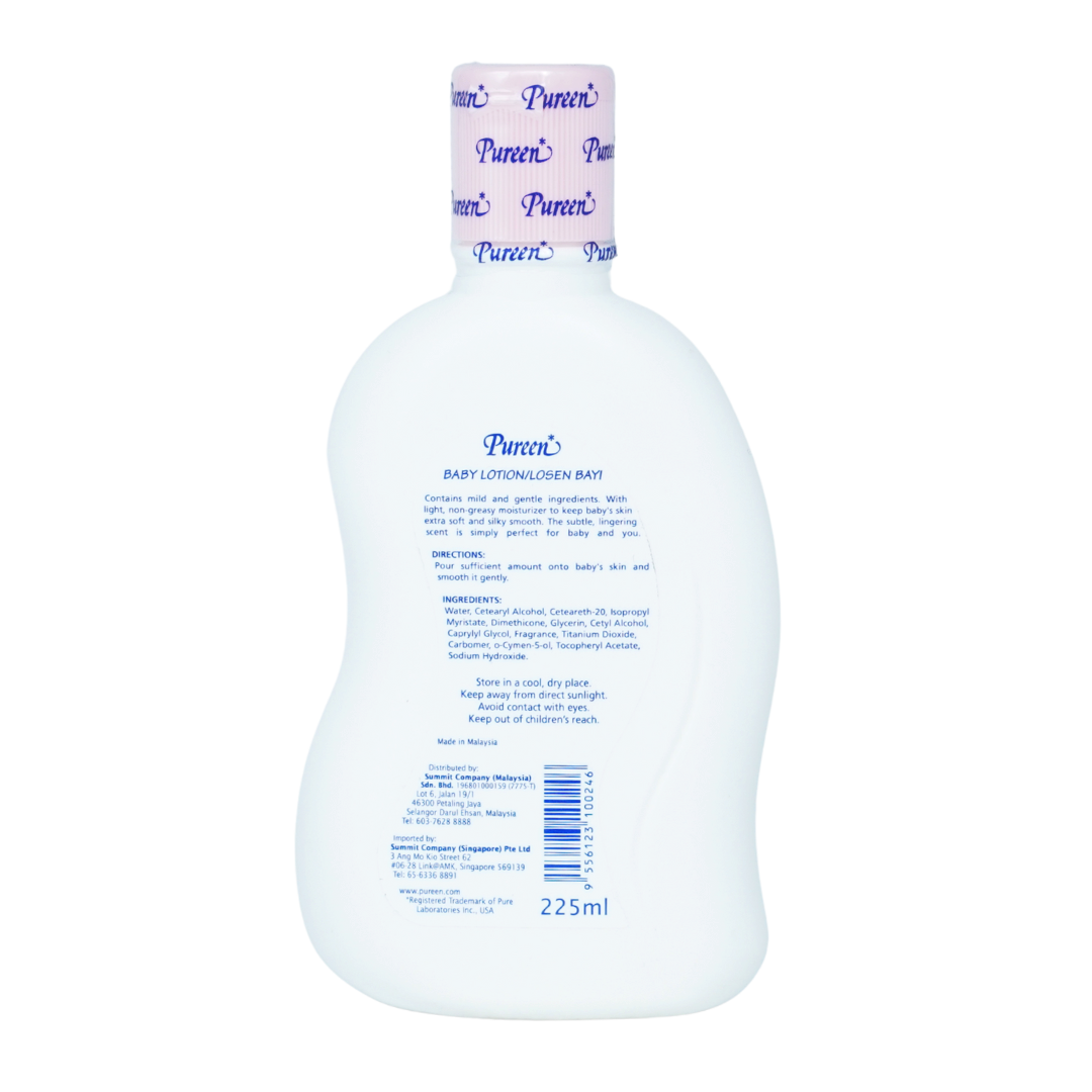 Pureen Smooth & Non-greasy Baby Lotion with Moisturizers & Vitamin E