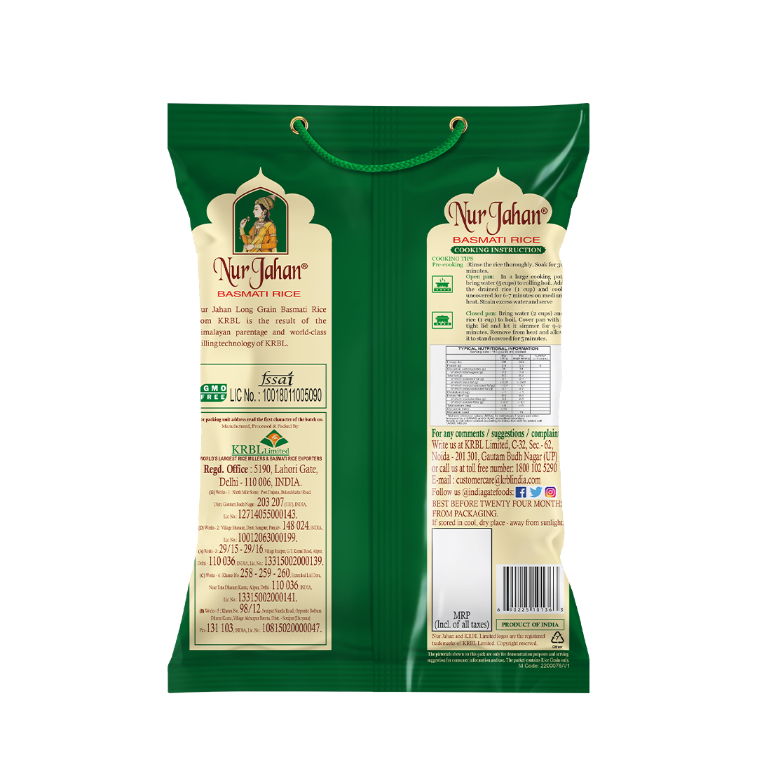 India Gate Nur Jahan Basmati Rice 1kg