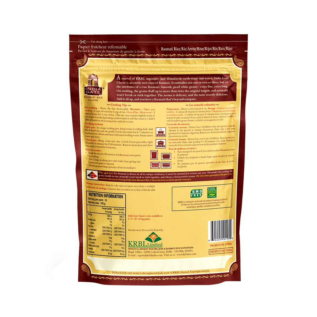 India Gate Classic Basmati Rice 1kg