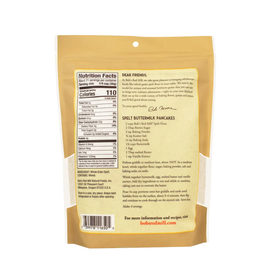 Bob's Red Mill Spelt Flour 624g
