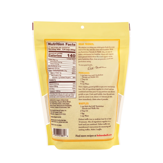 Bob's Red Mill Buckwheat Pancake & Waffle Mix 680g