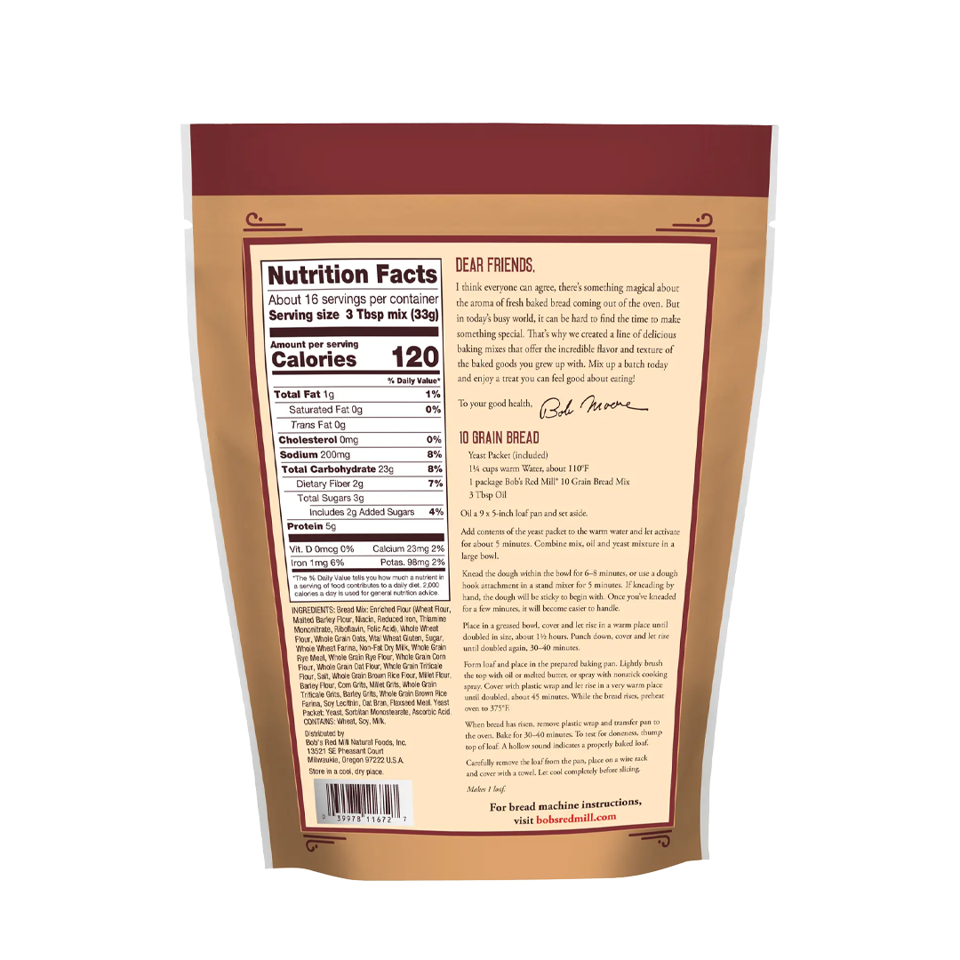Bob's Red Mill 10 Grain Bread Mix 539g