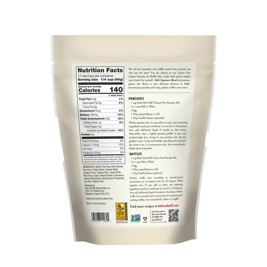 Bob's Red Mill Gluten Free Classic Pancake & Waffle Mix 680g