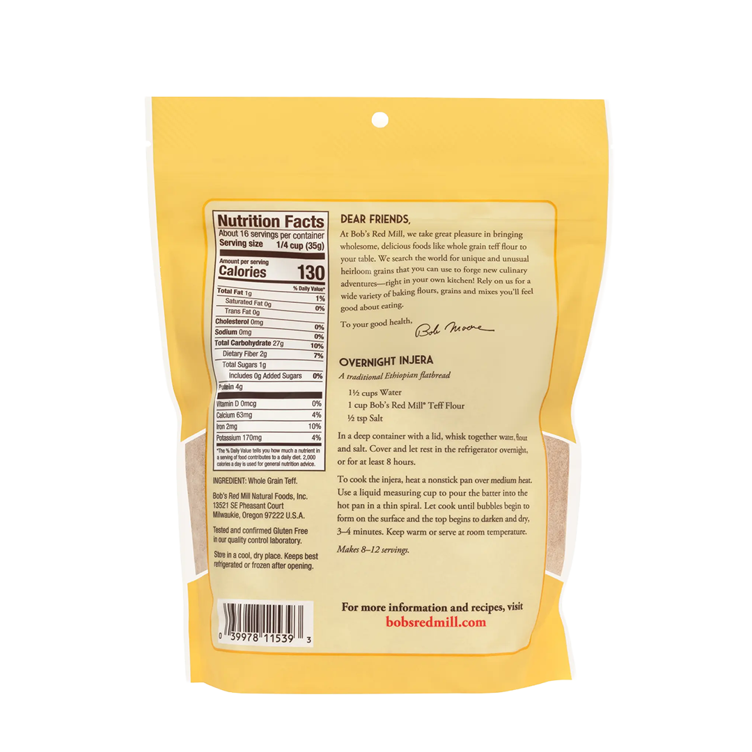 Bob's Red Mill Tefe Flour 567g