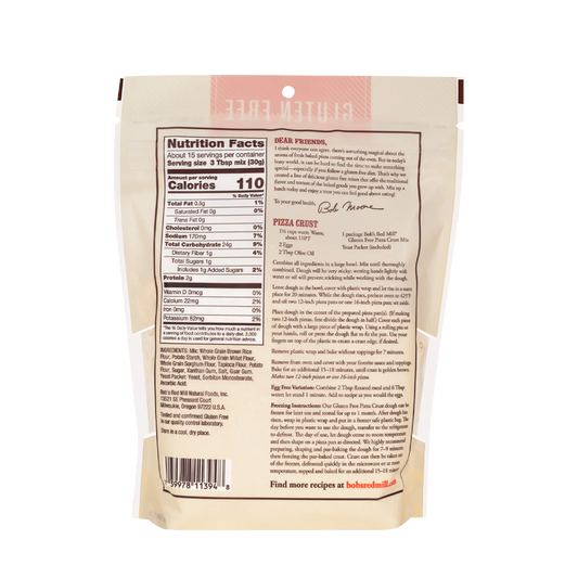 Bob's Red Mill Gluten Free Pizza Crust 454g
