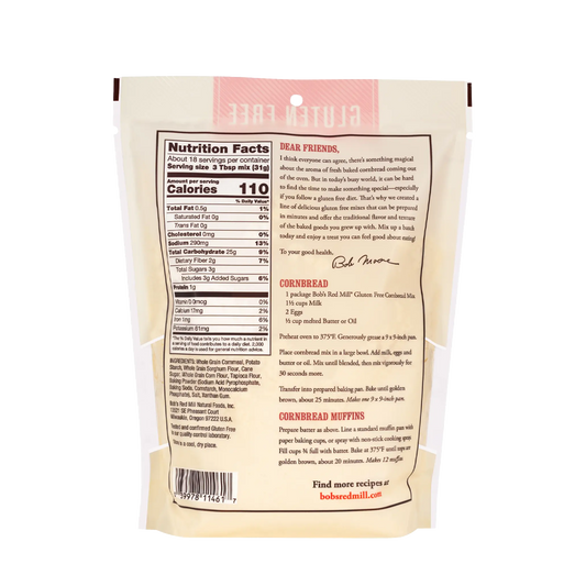 Bob's Red Mill Gluten Free Cornbread Mix 567g