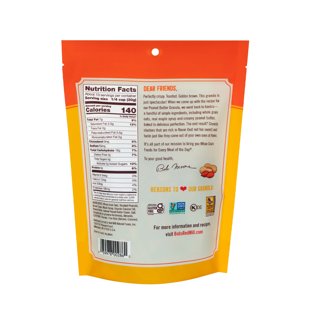 Bob's Red Mill Granola Peanut Butter 321g