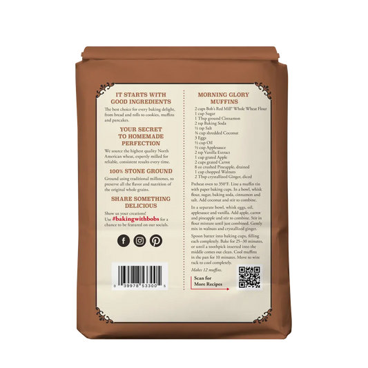 Bob's Red Mill Whole Wheat Flour 2.27kg