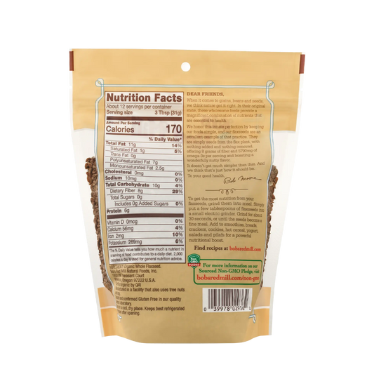 Bob's Red Mill Organic Whole Flaxseed 368g