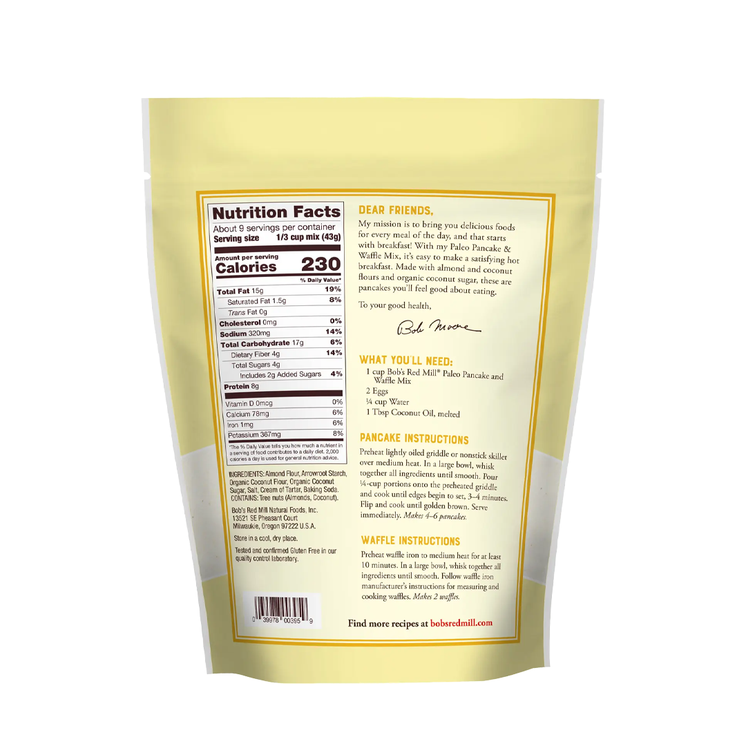 Bob's Red Mill Paleo Pancake & Waffle Mix 368g