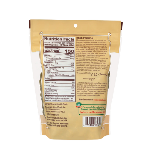 Bob's Red Mill Pumpkin Seeds 340g