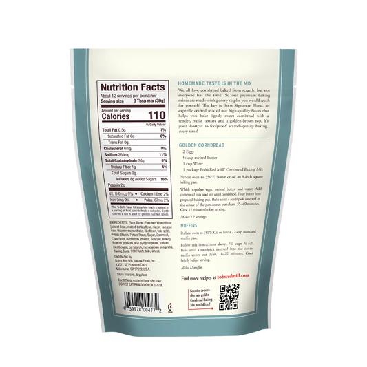 Bob's Red Mill Golden Cornbread Baking Mix 368g