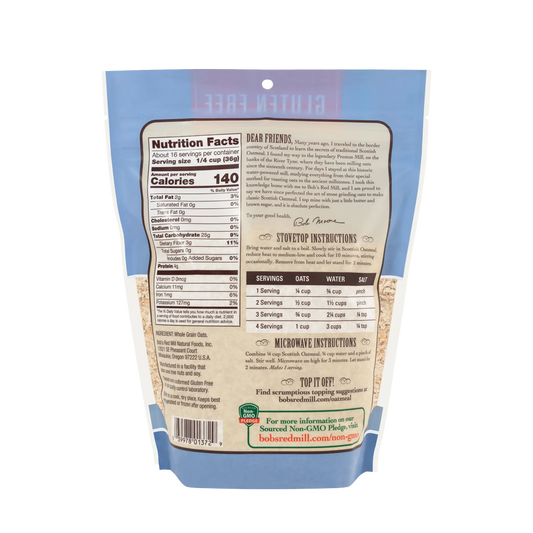 Bob's Red Mill Gluten Free Scottish Oatmeal 567g