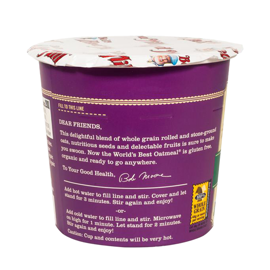 Bob's Red Mill Organic Oatmeal Fruit & Seed 70g