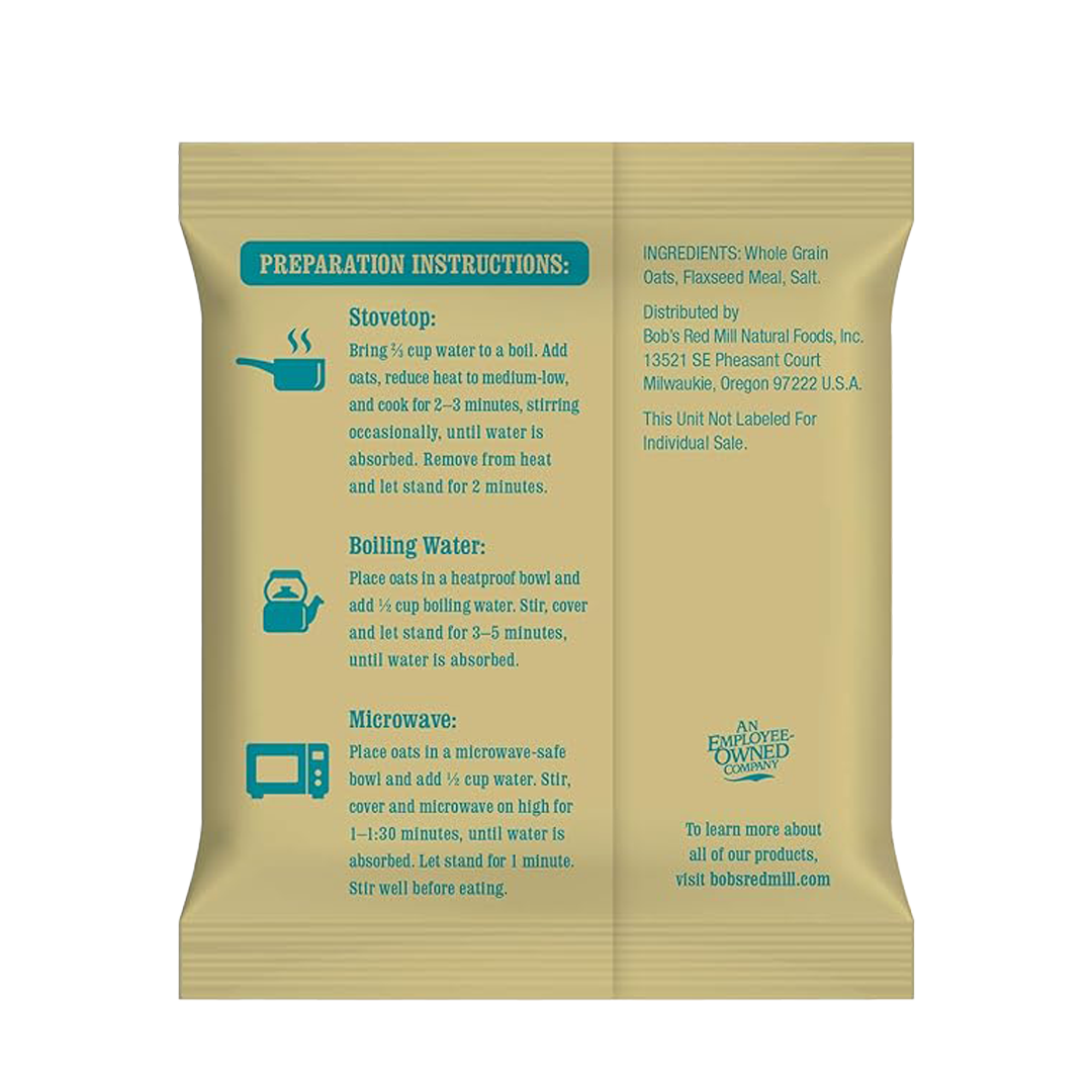 Bob's Red Mill Instant Oatmeal Classic 280g