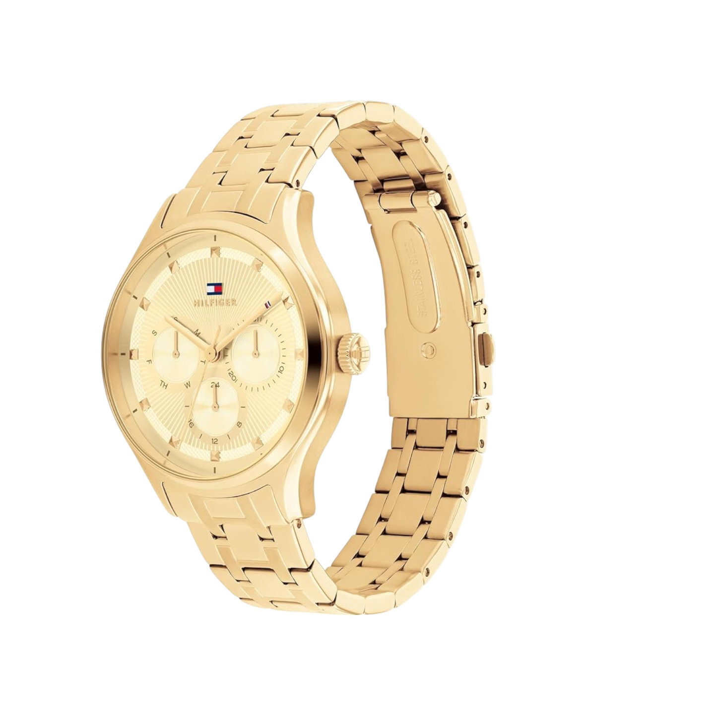 Tommy Hilfiger Gianna Women's Gold Steel Bracelet Strap Watch 38mm