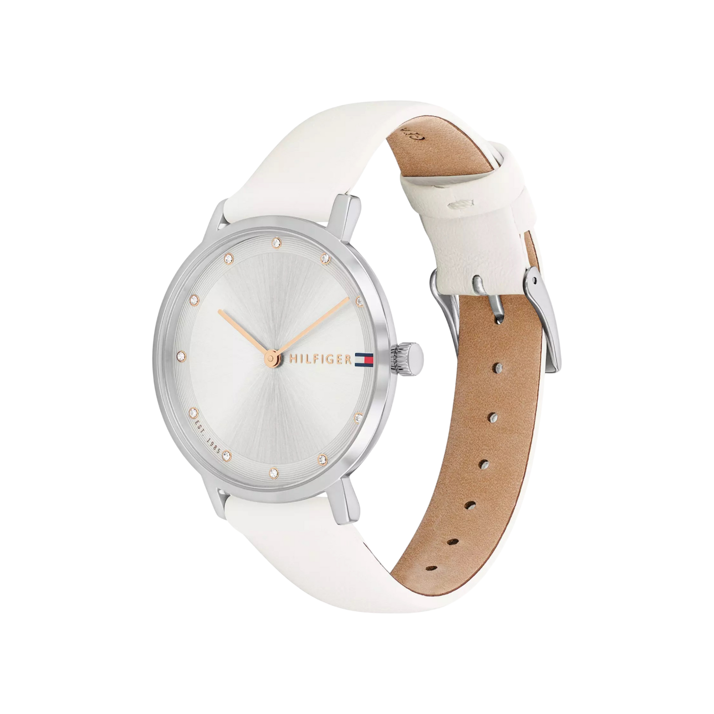 Tommy Hilfiger Pippa Women's White Leather Strap Watch 35mm