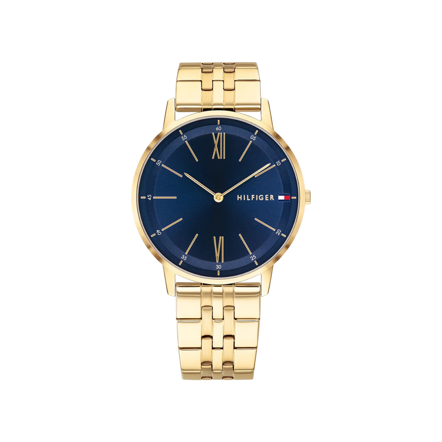 Tommy Hilfiger Cooper Men's Navy & Gold Bracelet Strap Watch 40mm