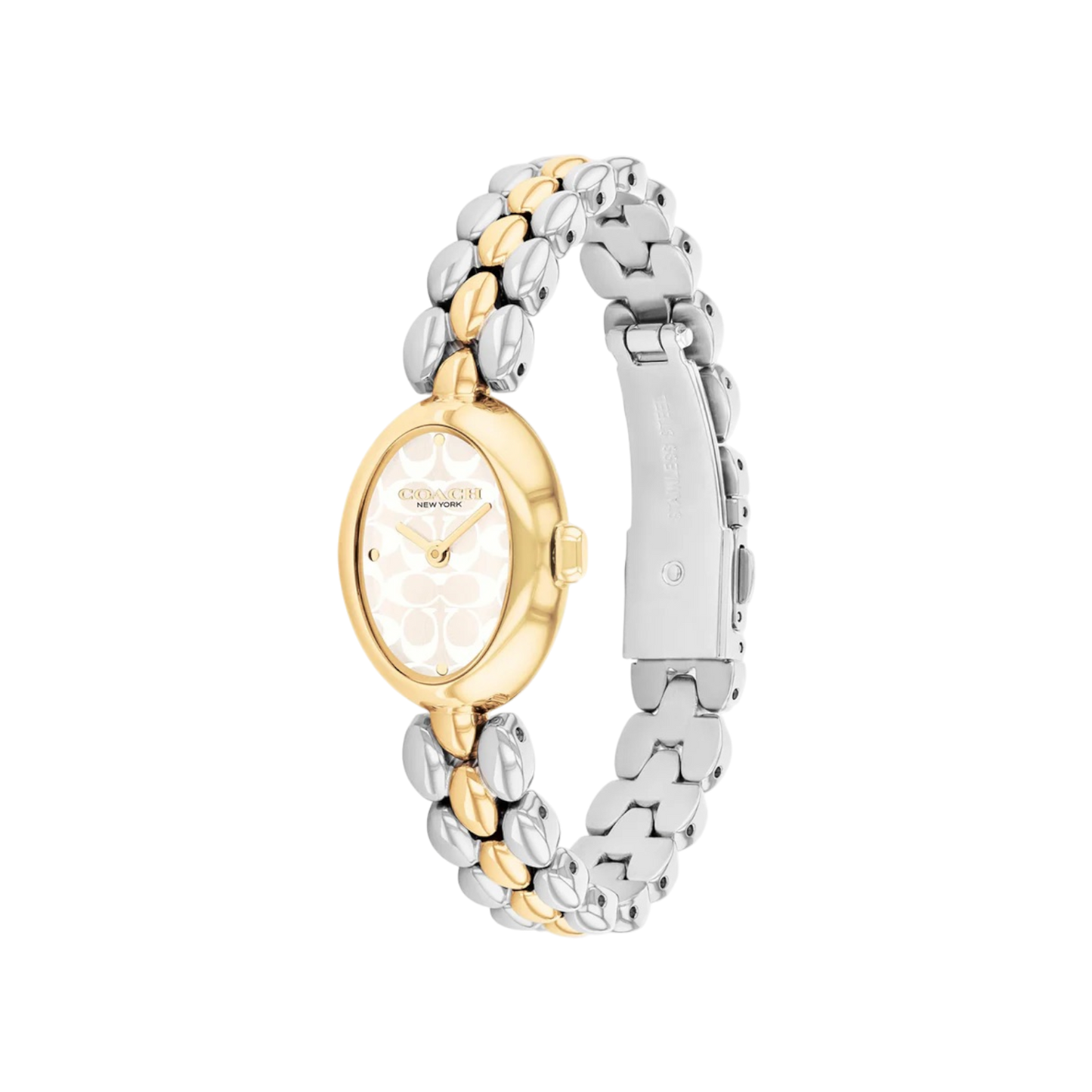 Coach Sammy Women's White Dial & Two Tone Bracelet Strap 22mm