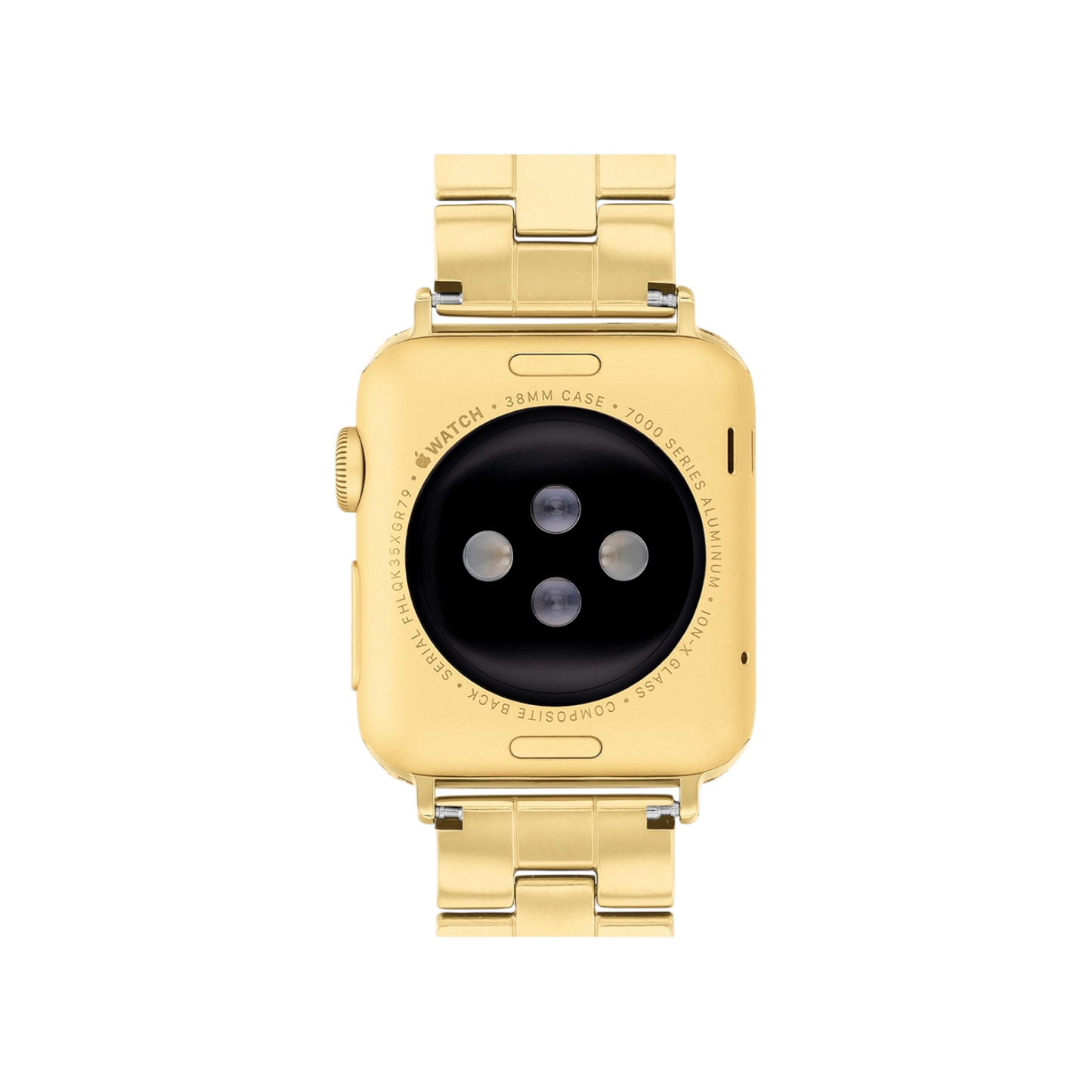 Coach Apple Watch Gold Bracelet Strap with Crystals