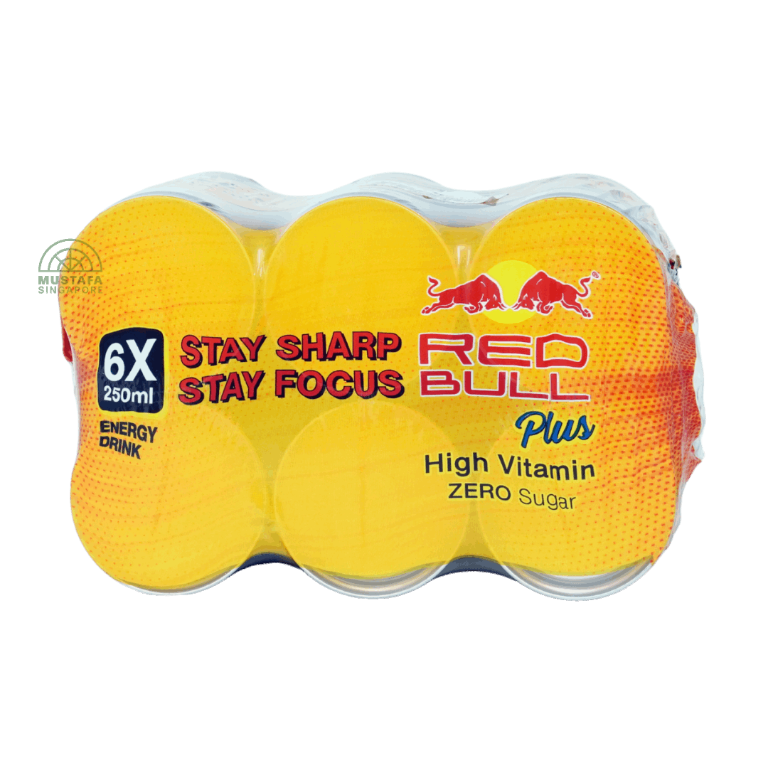 Red Bull Plus Less Sugar 6 x 250ml