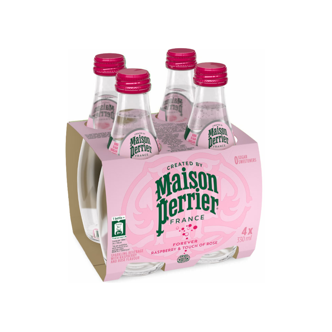 Maison Perrier Forever Raspberry & Rose 4 x 330ml