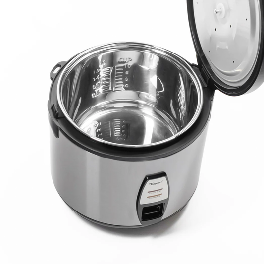 TOYOMI 1.8L Electric Rice Cooker & Warmer with Stainless Steel Inner Pot RC 968SS TOYOMI 1.8L Electric Rice Cooker & Warmer with Stainless Steel Inner Pot RC 968SS