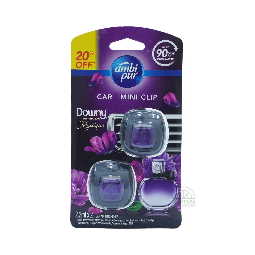 Car Mini Clip Downy Mystique 2.2ml x 2