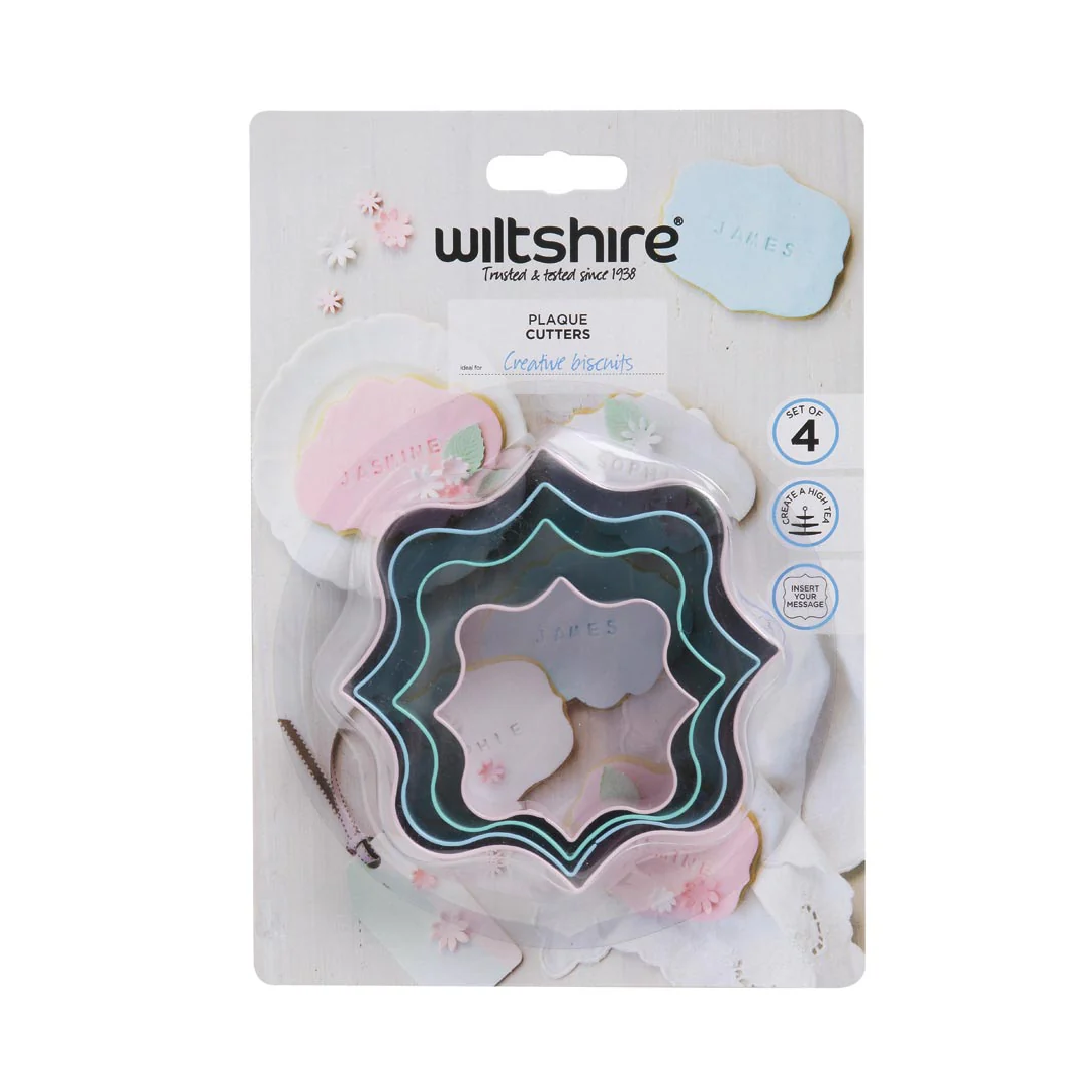 Wiltshire Plaque Cutters Set of 4