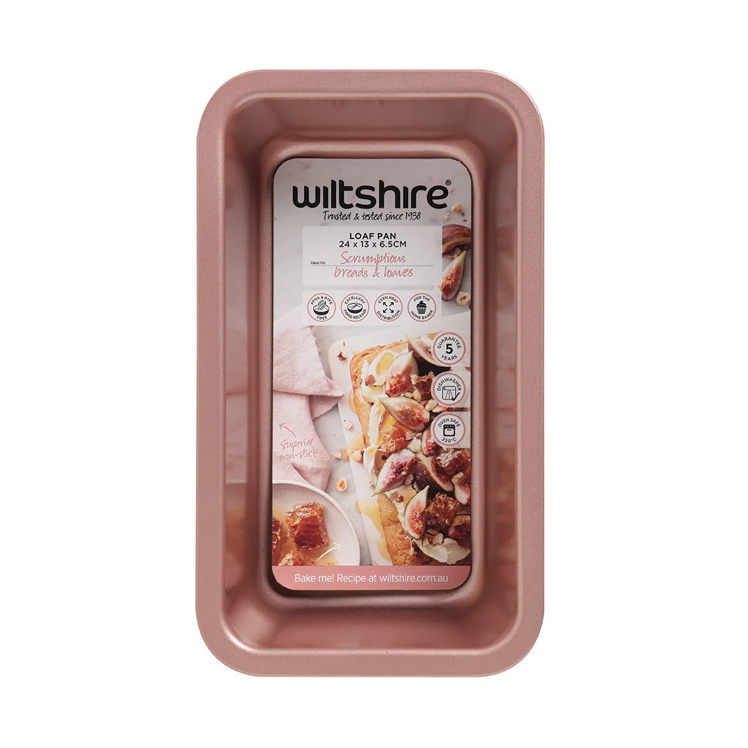 Wiltshire Loaf Pan 24cm x 13cm x 6.5cm Rose Gold
