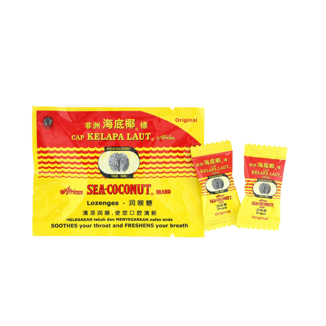 African "Sea-Coconut" Brand Drops/Lozenges Original 15g