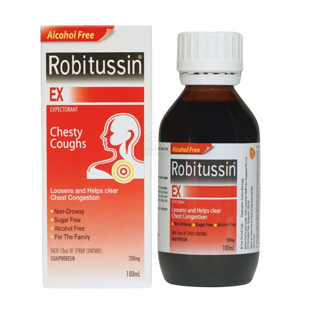 Robitussin EX Chesty Cough (Non-drowsy & Sugar-free) 100ml